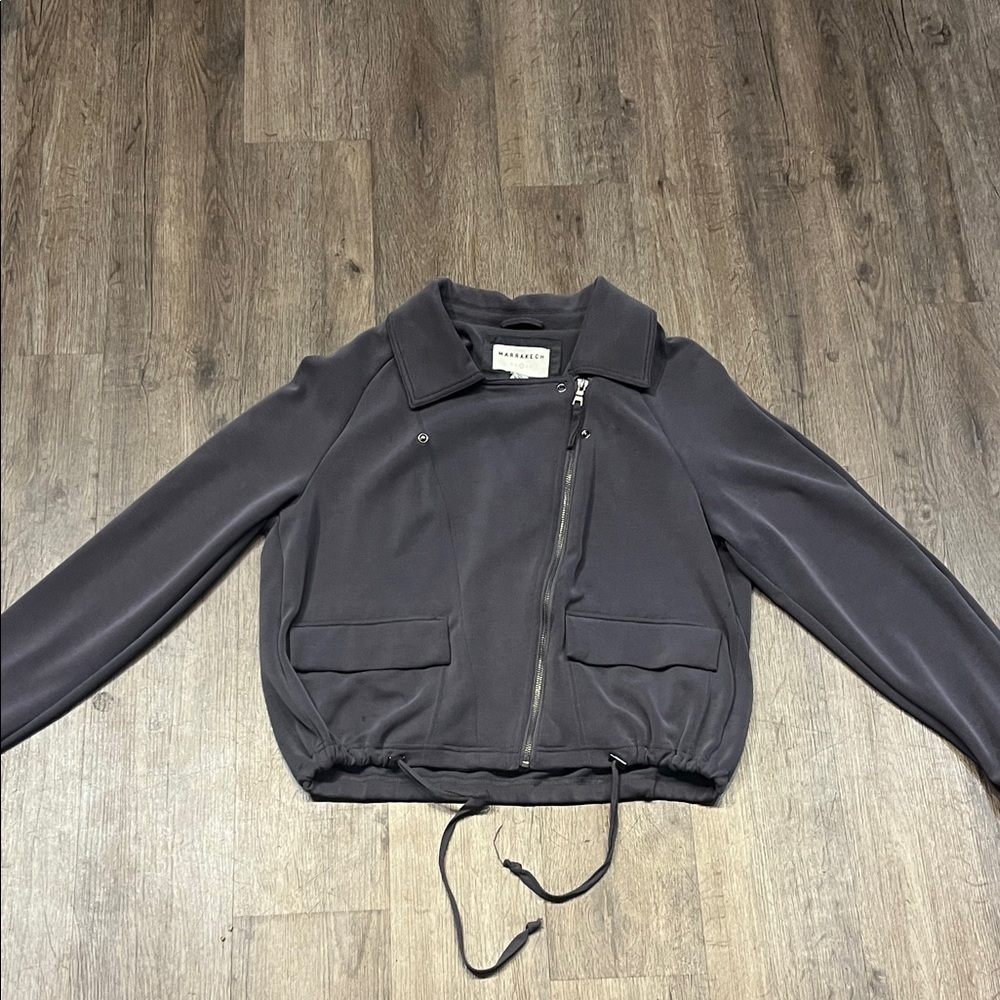 Anthropology grey jacket - size L